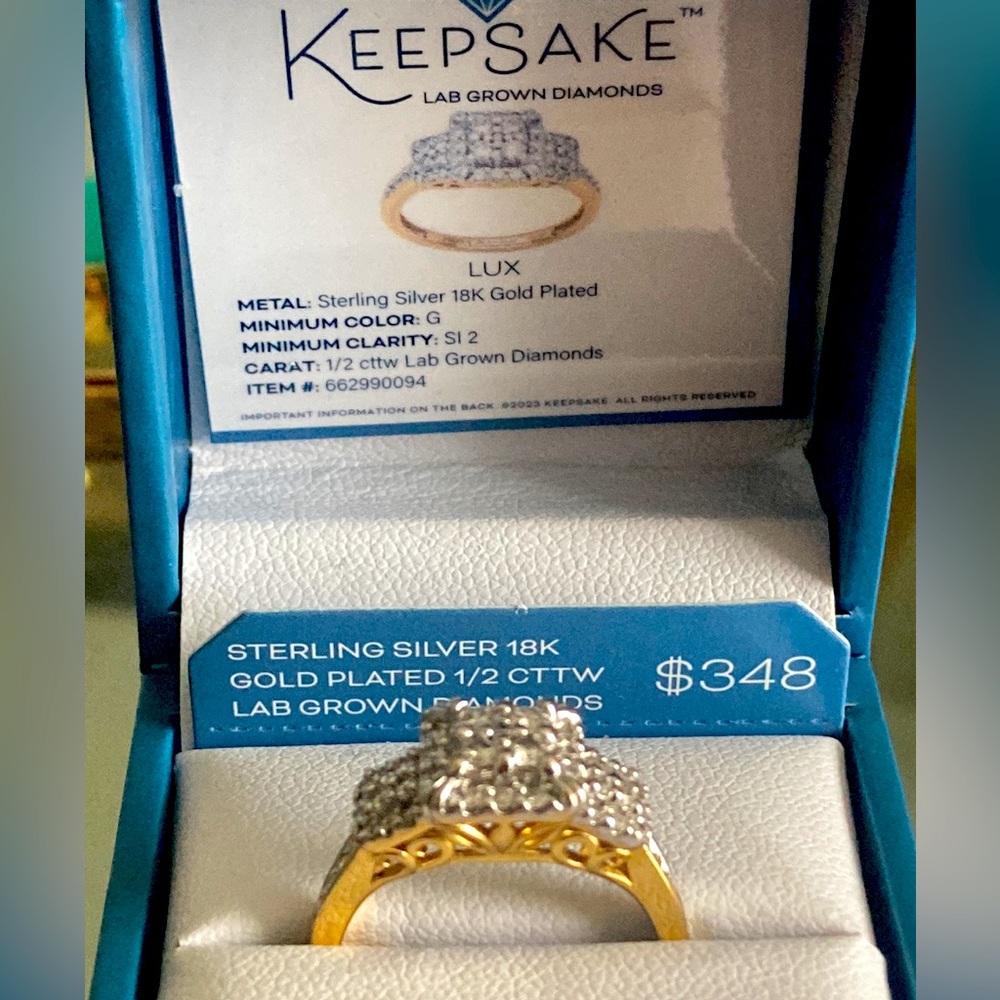 NIB NEW! Keepsake Diamond Ring 💍 sz 7